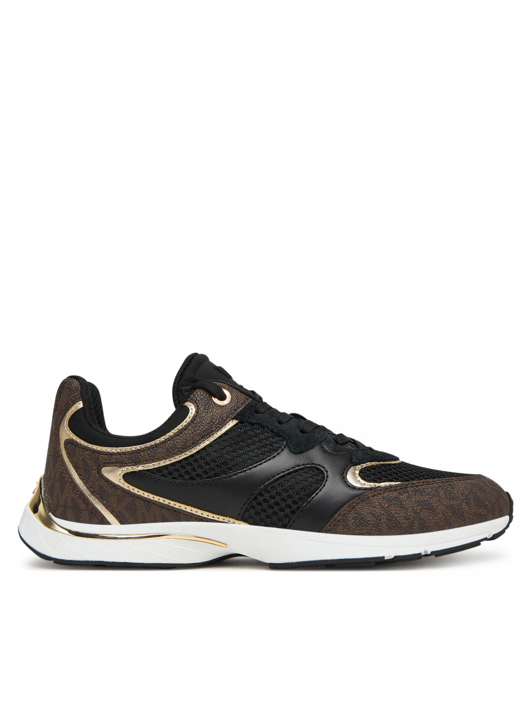Sneakersy MICHAEL Michael Kors Riley 43S5RLFS2B Hnědá